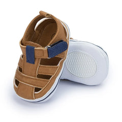 Girl Shoes Sandals Summer Canvas Anti-Slip Rubber Sole Non-slip Toddler