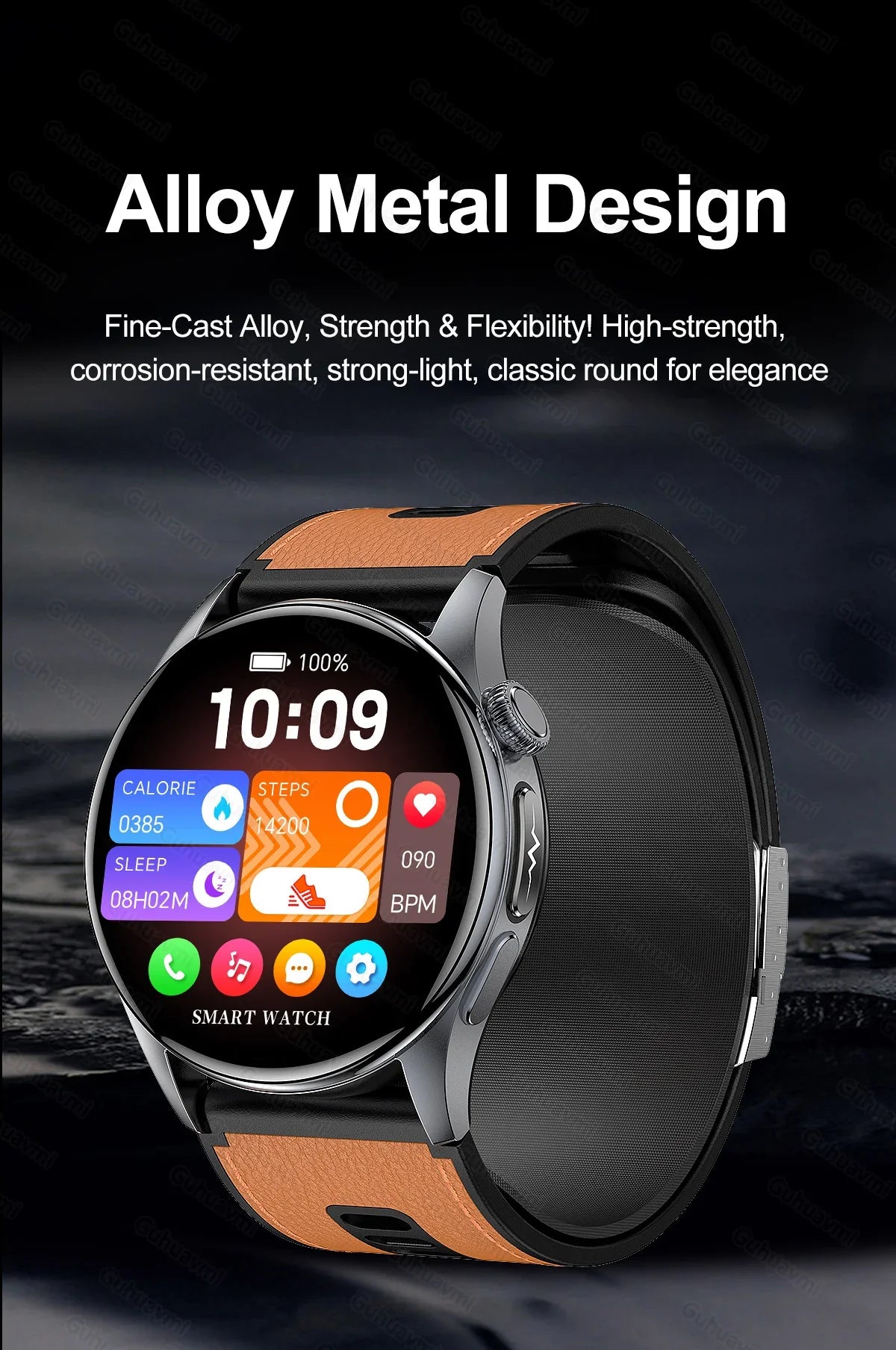 Smartwatch  AMOLED Screen Call ECG Sport Watchs