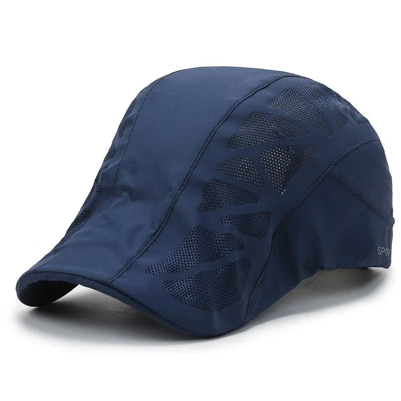 Sports Mens Sun Hats Breathable Mesh Quick-drying Visor Caps Outdoor