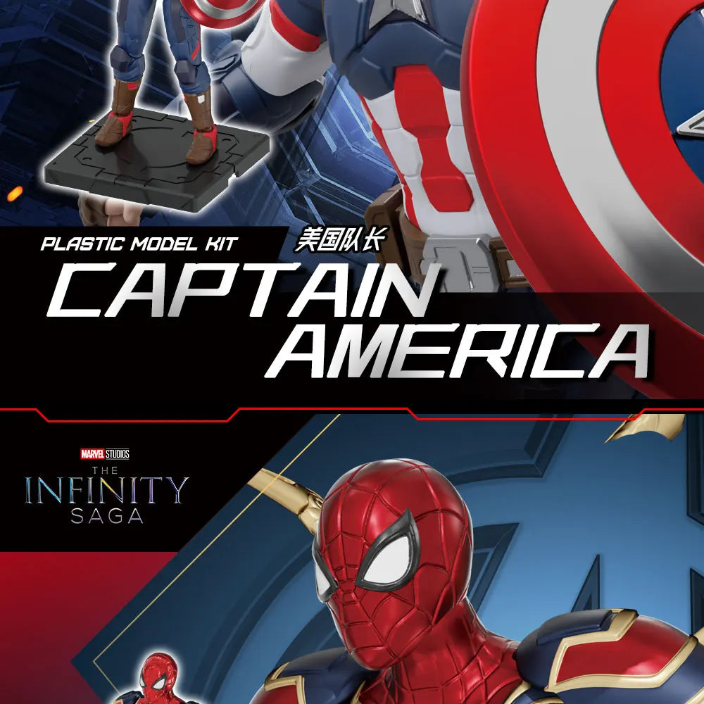 The Avengers Original Fondjoy Iron Man MK50 Iron Spider Thor Thanos Hulk Action Figure Model Movable Figurine Collection Kid Toy
