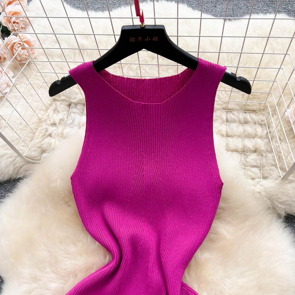 Formal attire Dresses: Fashion Bodycon Knitted Dress Package Hips