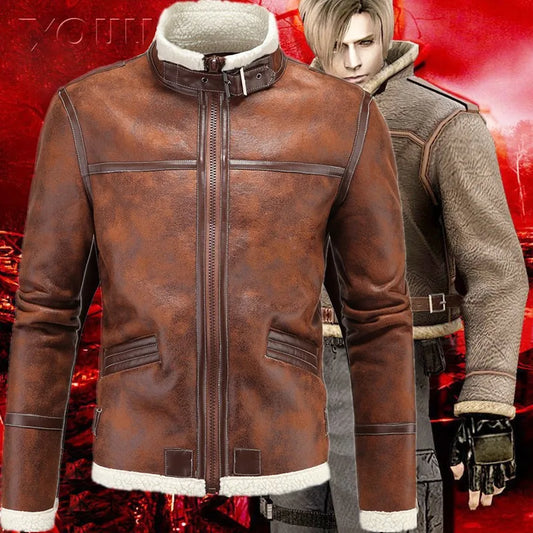 Fashion Game Costumes Men's One Jacket Winter Jacket Thick Thermal