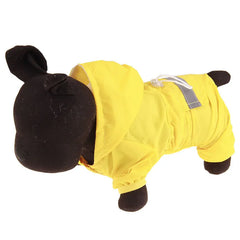 Pet Dog Rain Coat Cat Raincoat Outdoor Rainwear Hood Apparel Jumpsuit Puppy