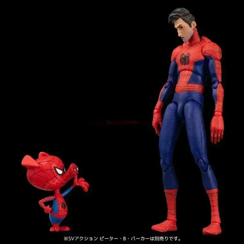 2024 Spiderman Gwen Peter Action Figure Anime Spider-verse Collection Sentinel Miles Morales Figures Christmas Toys Gifts