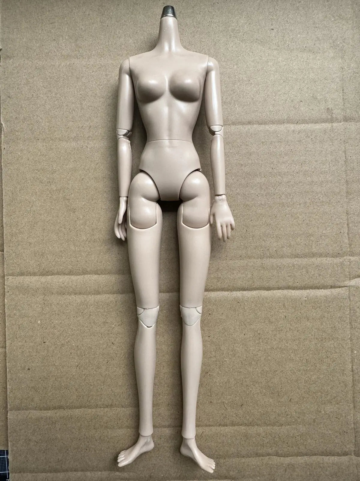 1/6 Super Model Doll Body Joints Movable Solid Doll Replacement Body For FR/IT Doll Heads Light Beige Pink White Skin Tone