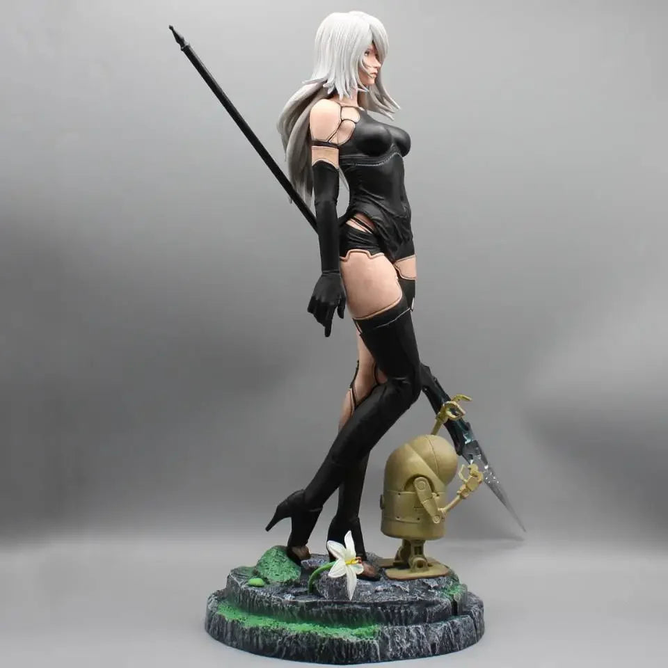 50cm Play Arts Kai NieR:Automata 2 Type B 2B Action Figure Sexy Deluxe Edition Ornaments Collection Desktop Display Gift Toys