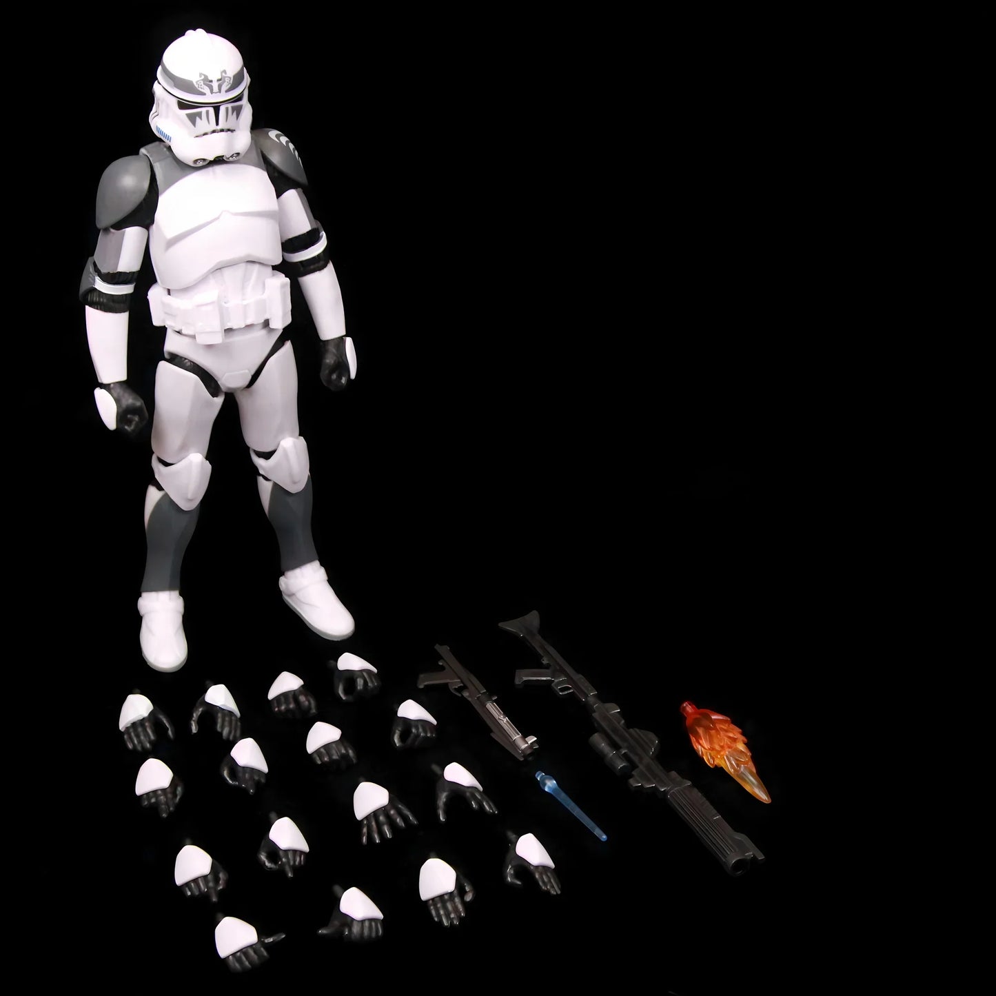 New Body(JOV3.0) - Star Wars 104th Trooper Wolf Pack Boost Sinker Comet Kamino ARC Trooper Grey Team 6" Action Figure Clone Toys