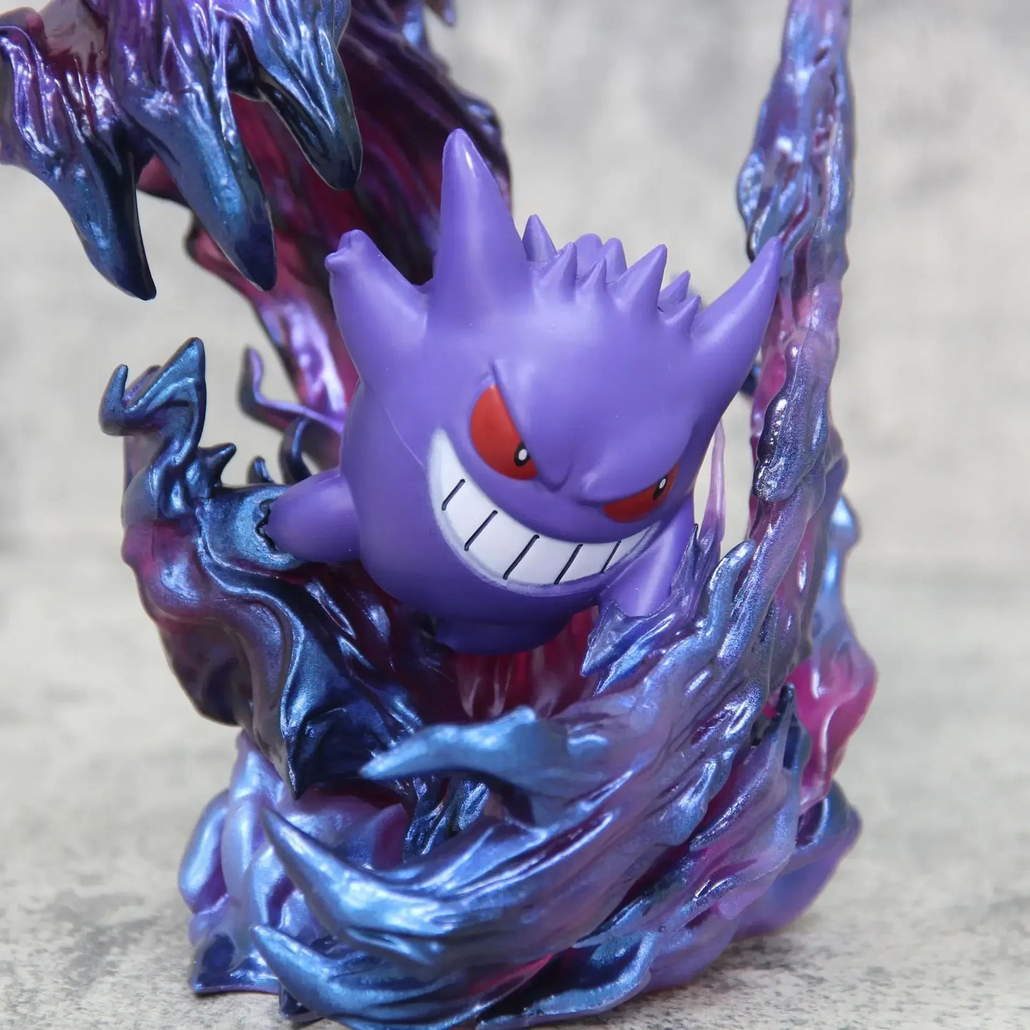 18cm Pokemon Gengar Figure, Anime Action Model Collectible Statue for Display, Halloween Christmas Birthday Gift