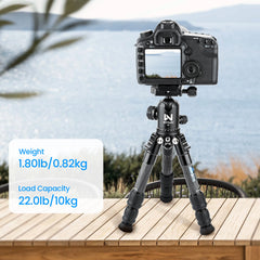 Mini Carbon Fiber Camera Tripod Portable Lightweight Tabletop Tripod