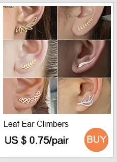 Golden Vintage Mandala leaf Pineapple Earrings for Women Trend Fairy Cup Stainless Steel Earring Punk Game Controller Studs Gift