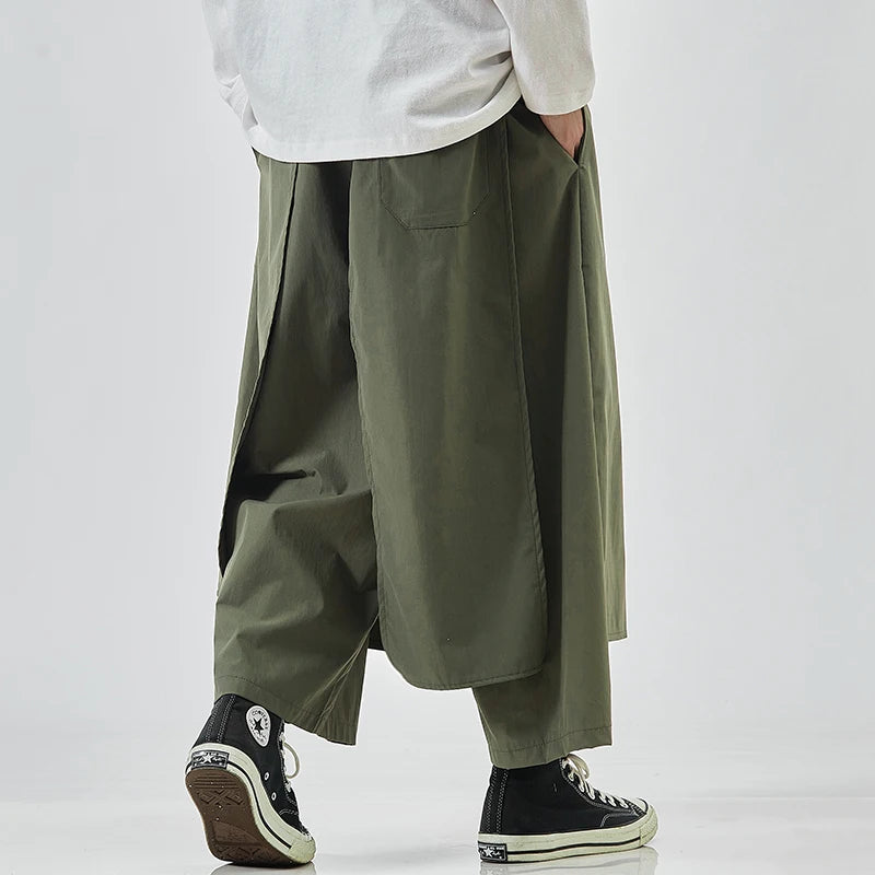 Cargo Pants Men Hip Hop Streetwear Jogger Pants Male Trousers Patchwork