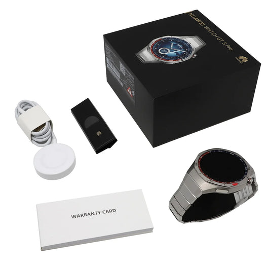 Global Version HUAWEI WATCH GT 5 Pro Ceramic and Titanium Smartwatch Compatible with iOS and Android Up To 14 days Long Battery