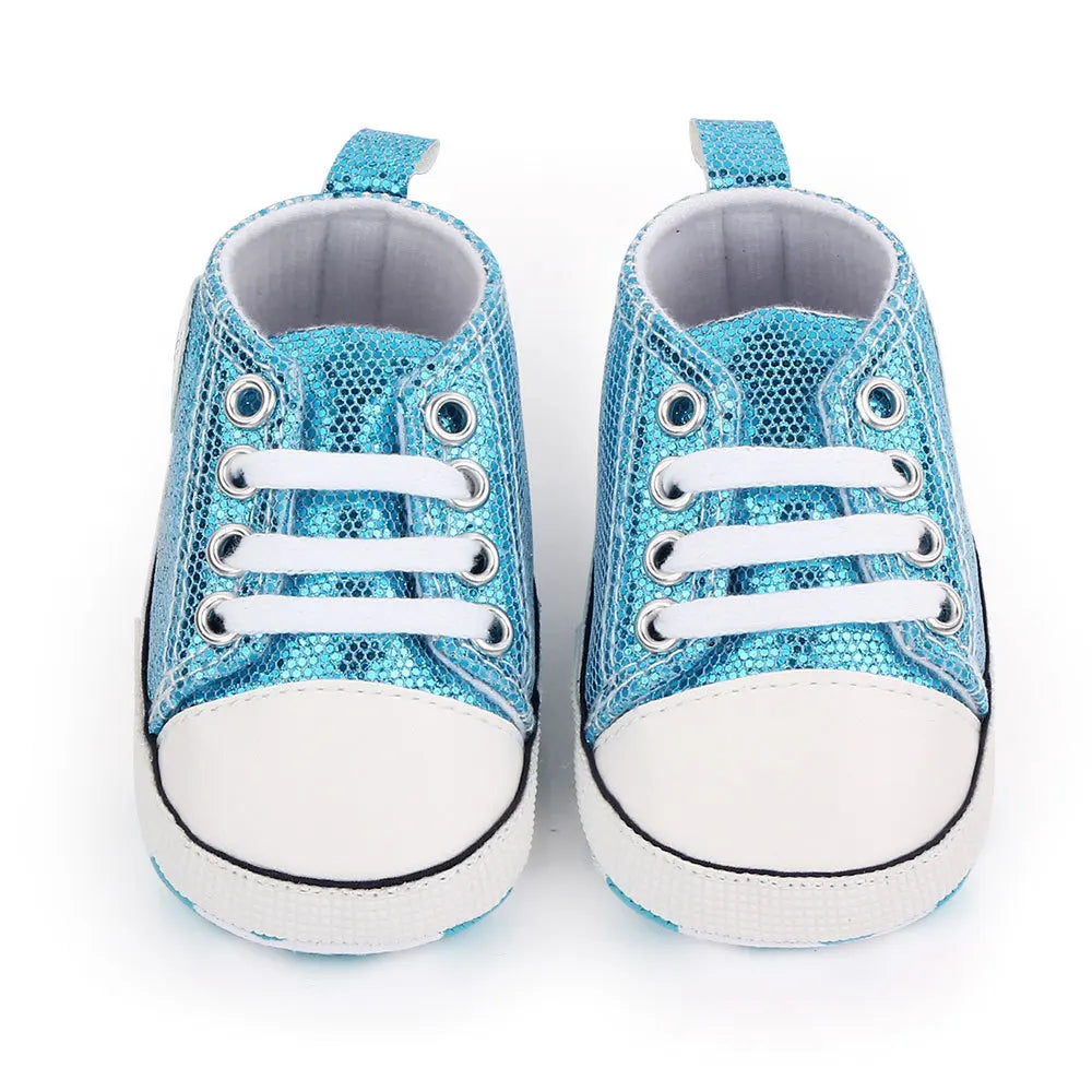 Classic Flash Canvas Baby Shoes Infant Boys Girls Sports Shoes Soft Sole