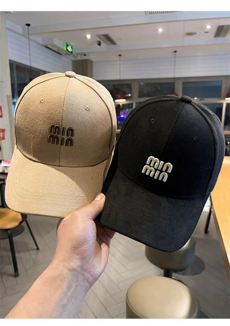Korean Version High-quality Hard-top Baseball Cap Women Men Spring Autumn Versatile Embroidery Suncap Male Female Classic Hat