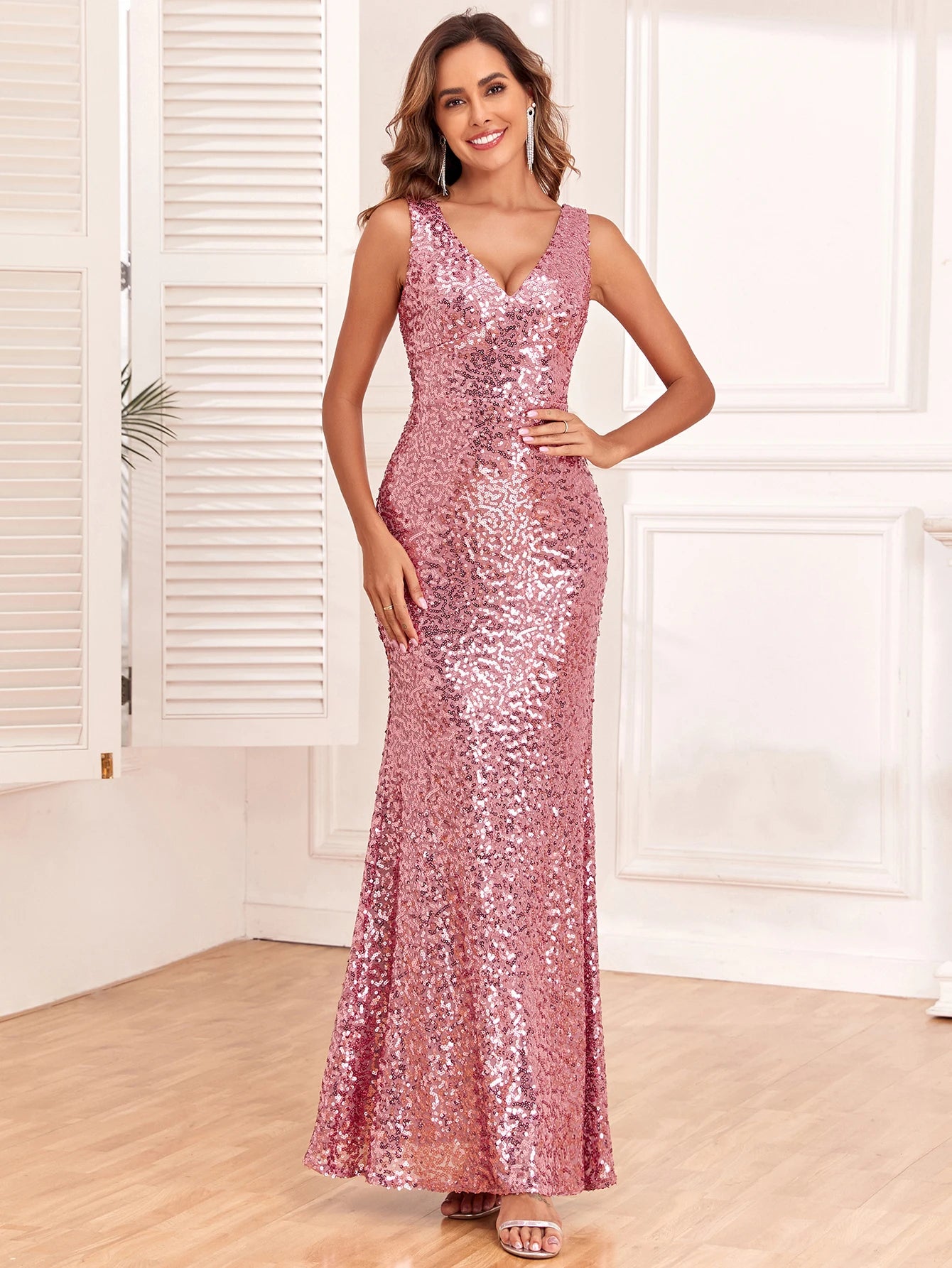 Evening wear Dresses: Formal Party Dress Mermaid Sparkling Sequins
