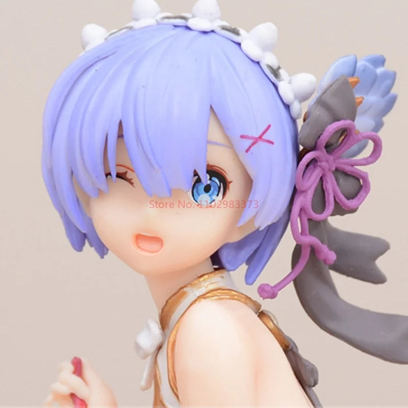 Re:life In A Different World From Zero Rem Emilia Chinoiserie Clothing Figure Model Collection Desktop Decoration Ornament Gifts