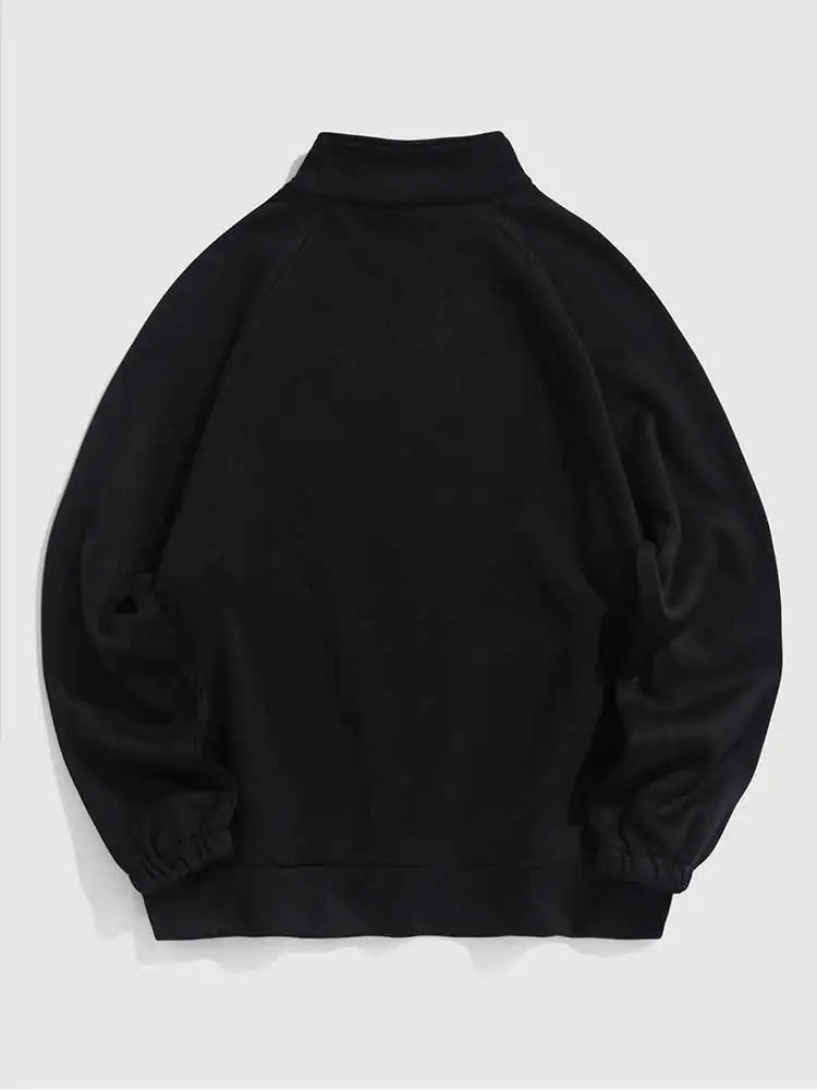 Hoodies for Men Fleece Lining Brooklyn Eagle Graphic Sweatshirt Unisex