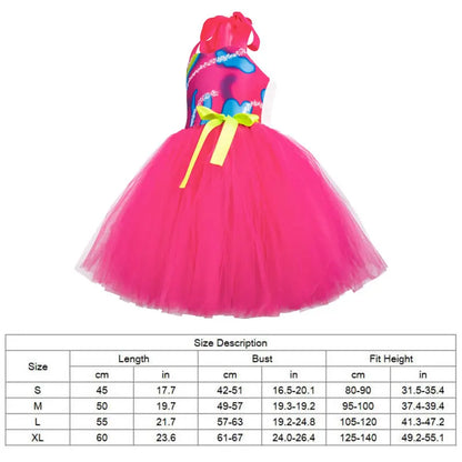 Barbie Cosplay Costume For Baby Girl Dress Cloth Christmas Kid Up Sling Print Tunic+Earring+Headband 3PC Outfit Child Frock