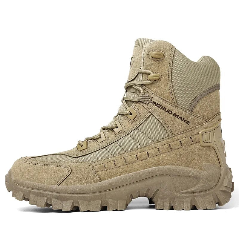 Footwear Military Tactical Mens Boots Special Force Leather Desert Combat Ankle Boot