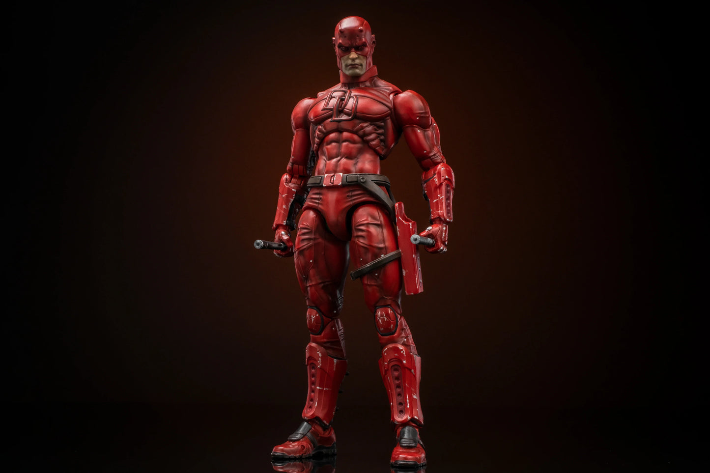 In Stock - FlefToys Marvel Daredevil Classic Red Shadowland Reborn Black 8" Action Figure Devil Defenders Matt Murdock Legends