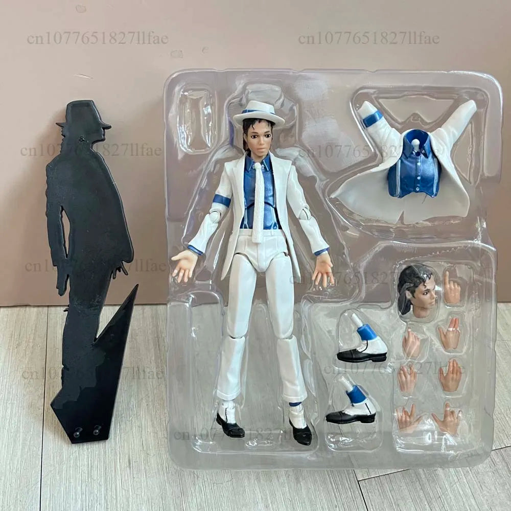 Michael Jackson Smooth Criminal Moonwalk Action Figure Model Toys Michael Jackson MJ Thriller Joint Movable Christmas Gift