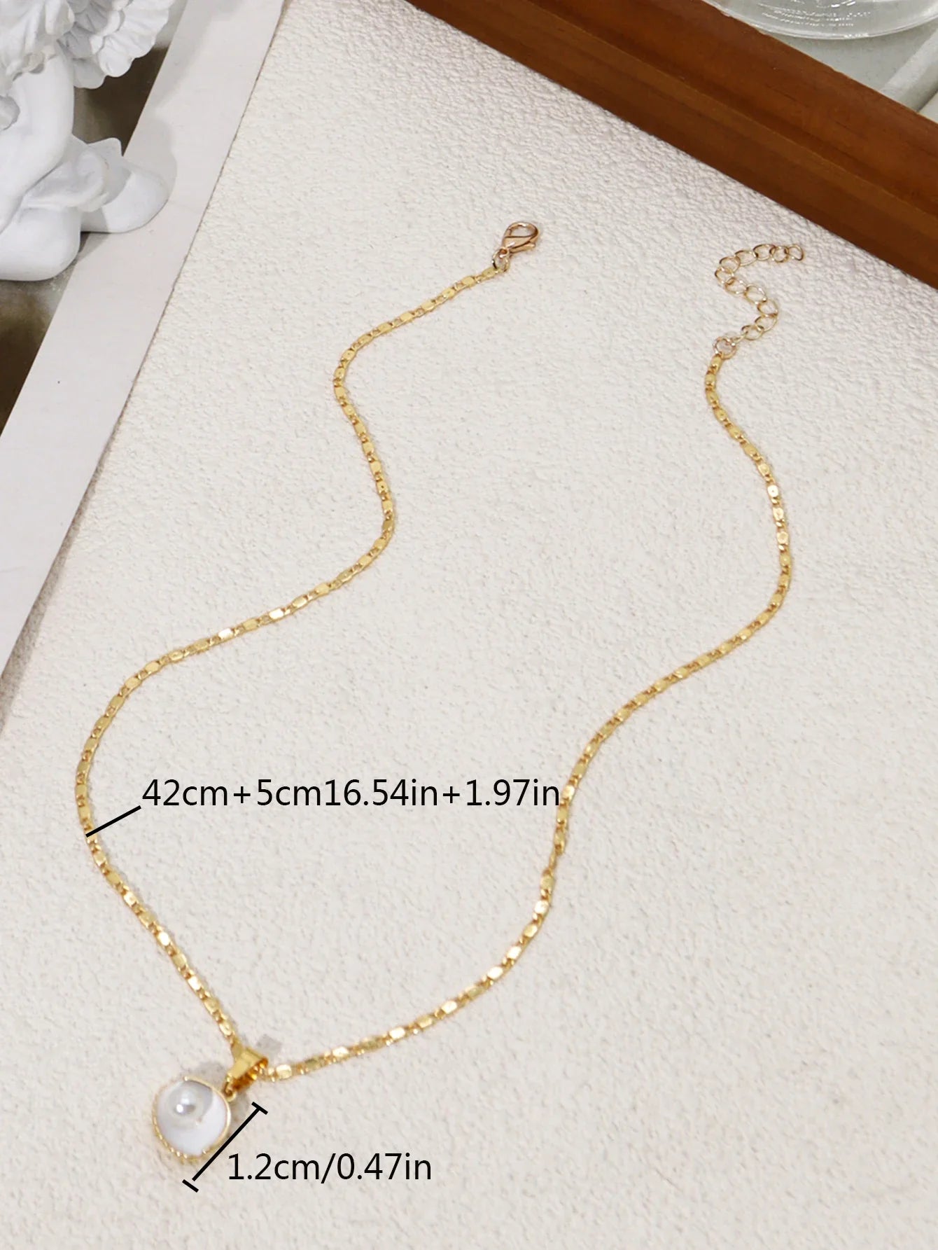 Vintage Shiny Shell Starfish Pendant Necklace for Women Simple Multilayer Thin Chain Choker Bridal Neck Jewelry
