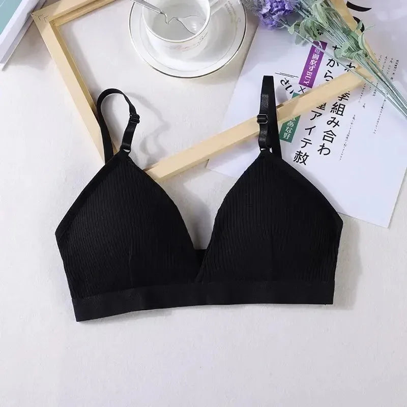 Women Triangle Cup Underwear Female Breathable Wrapped Tube Top