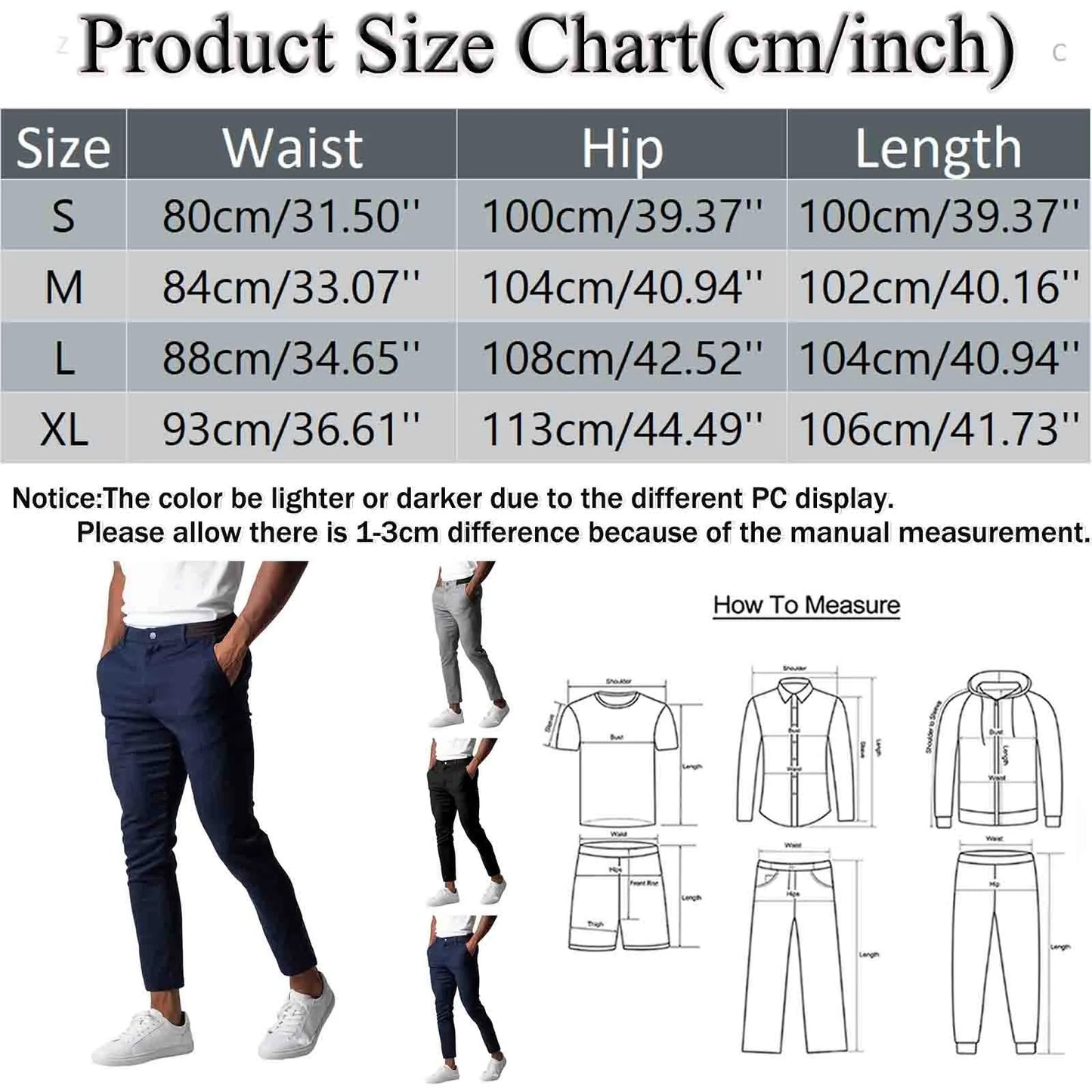 Solid Color Fashion Men's Pants England Style Calf Pants High Elastic Business