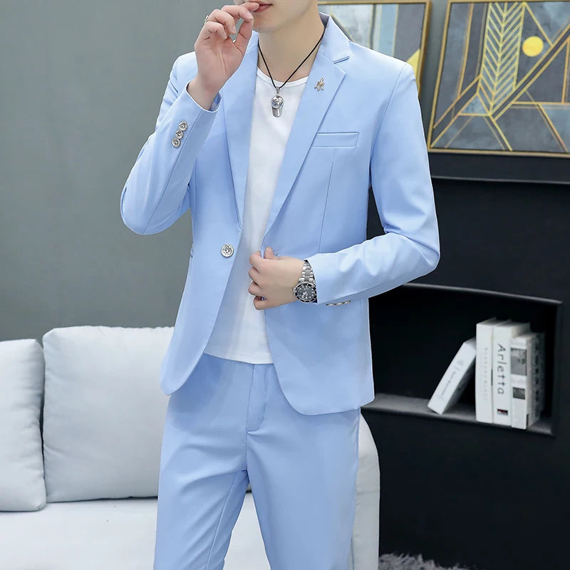 Tuxedo for Mens: Men's British Style High-end Simple Elegant