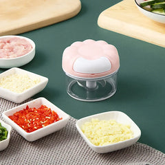 Portable Vegetable and Food Cutter Manual Garlic Puller Fruit Chopper Kitchen