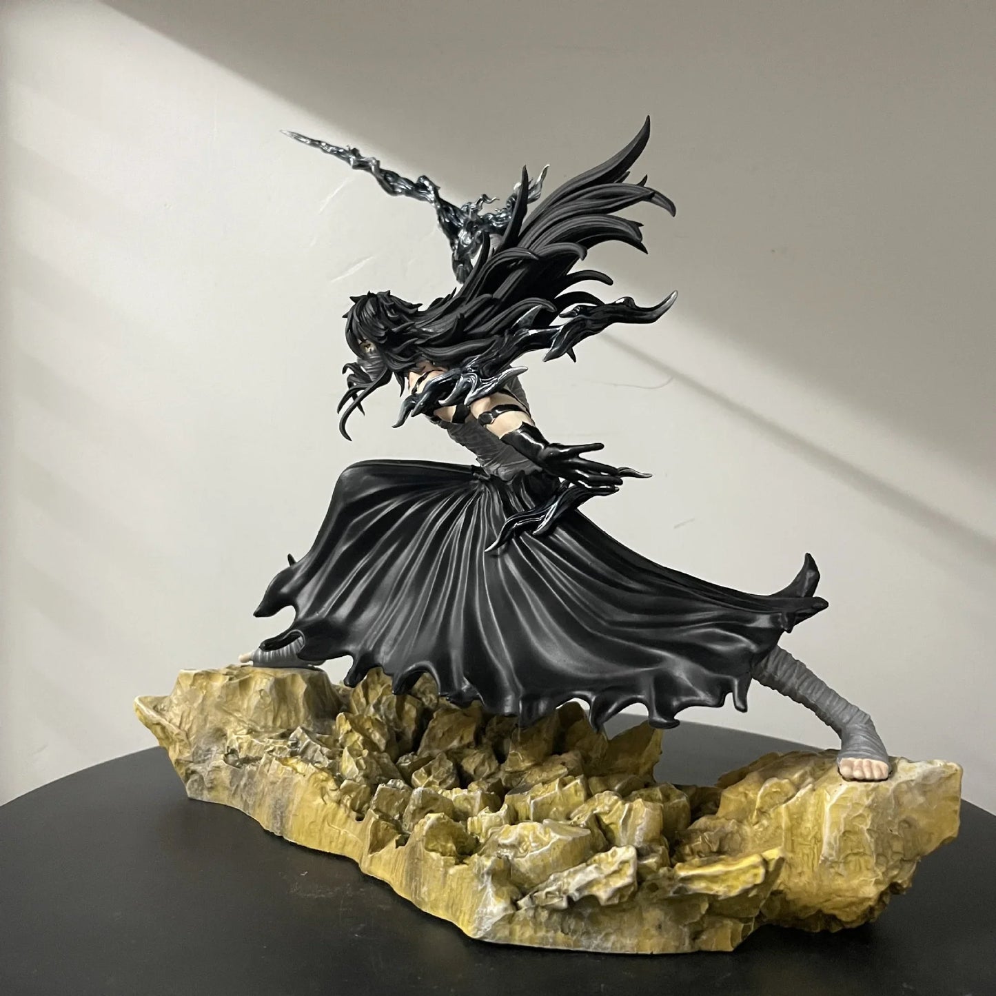 ‌Bleach Anime Ichigo Kurosaki 24cm Moonless Combat Figure Model Statue Collectible Desktop Decor for Boys Gift