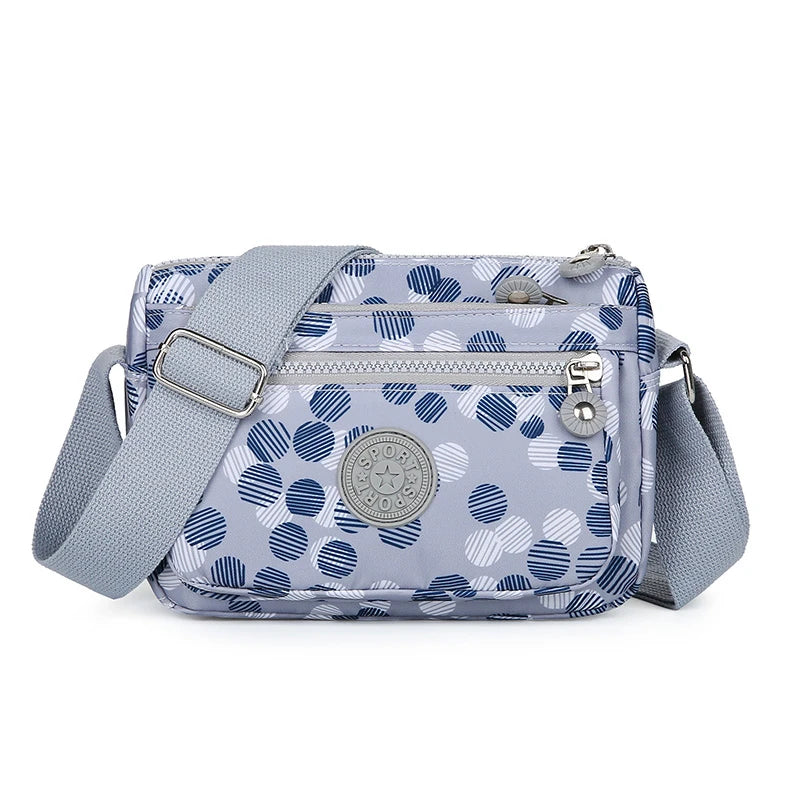 Shoulder Bag Lightweight Small Square Bag Anti Splash Casual Crossbody