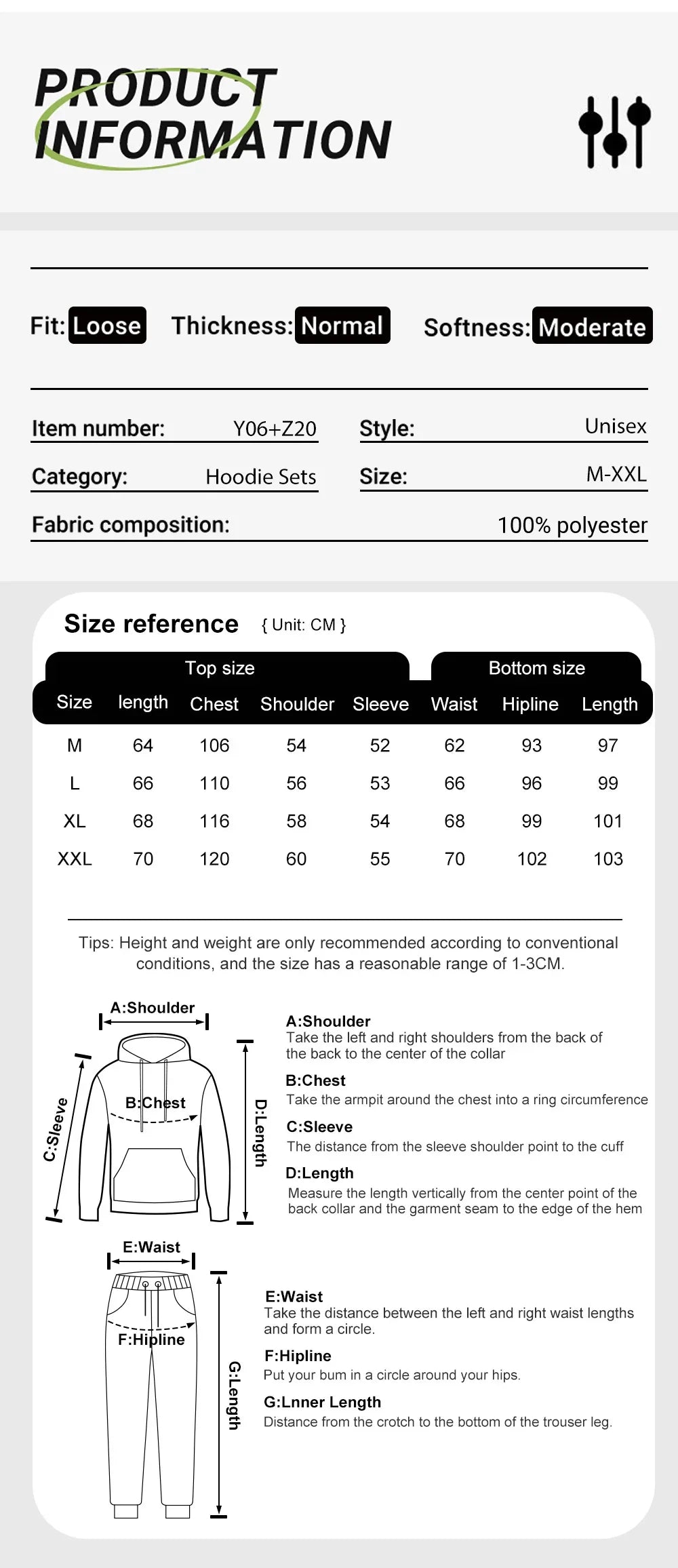 Usa Simple Line Printed Man'S Hoodie Set Fashion Pocket Two Pices Sets Fleece Autumn Clothing Casual Winter Sporty Streetwear