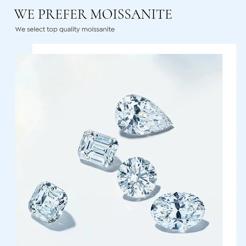 GRA 1.4ct Real Moissanite Diamond Eternity Ring for Women 925 Sterling Silver Daily Party Gorgeous High Quality Fine Jewelry
