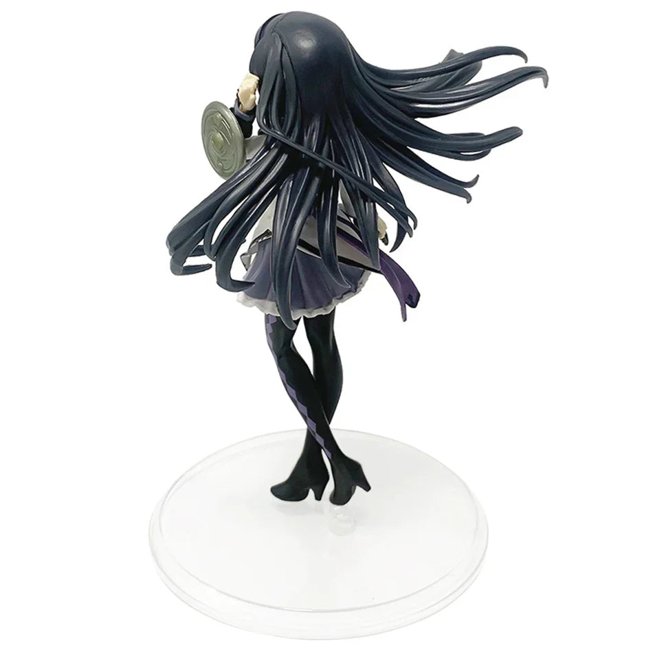 Anime Puella Magi Madoka Magica Figure 17cm Akemi Homura Action Figural Pvc Model Kawaii Decoration Doll Kids Toy Christmas Gift