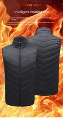 Heating Suit Winter Warm and Comfortable Stand Collar Work Vest Outdoor