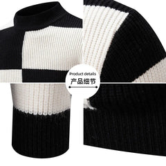 Men's New Autumn and Winter Casual Warm Neck Sweater