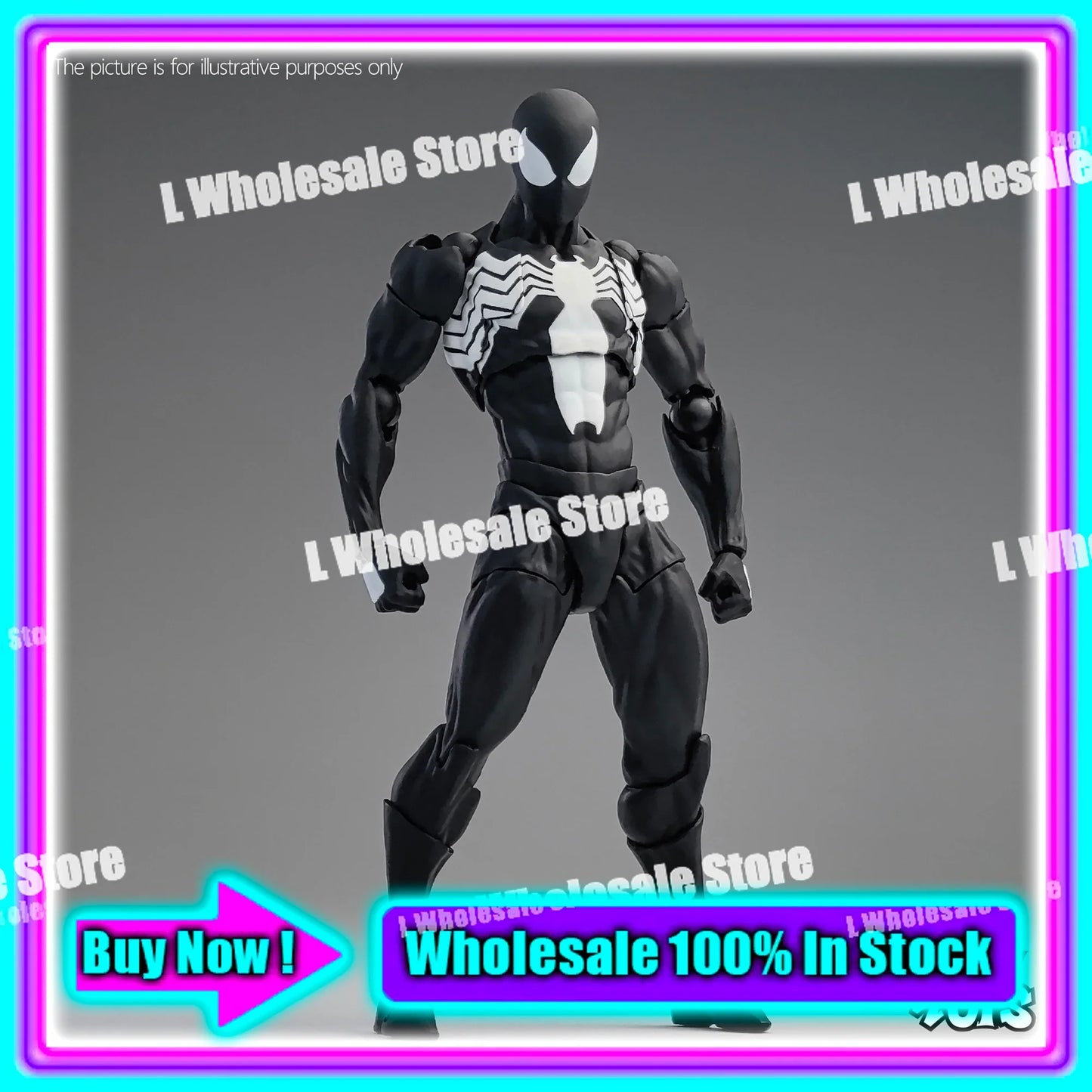 In Stock Ct Toys Blue Batman Spiderman Mess Toys Superior Symbiote Scarlet Spider Daredevil Wolverine Anime Action Figure Toys