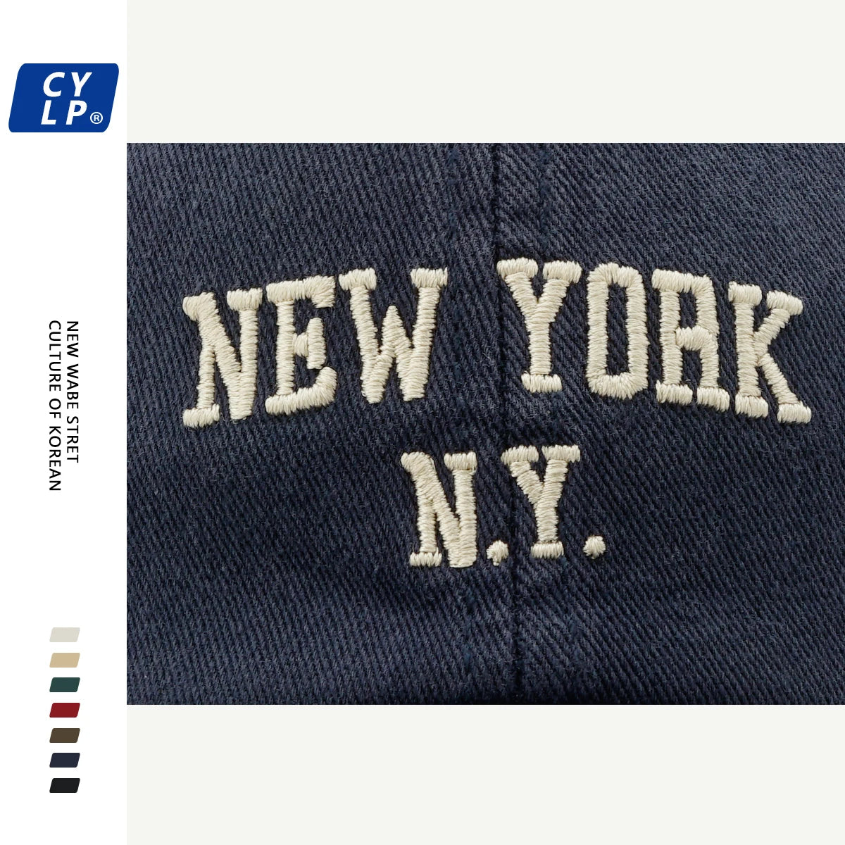 Retro Nostalgia Embroidered Baseball Caps Spring Autumn Women Men Leisure Peaked