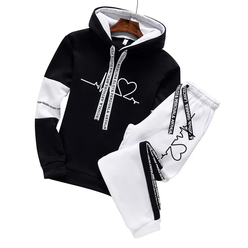 Hoodies Sportswear Sweatshirts for Men Comfortable Autumn Winter Sports Casual Fashion Versatile Sweatpants Daily Dressing Men's