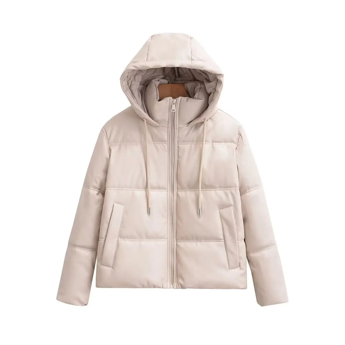 Winter Women's Cold Coat Winter Jackets for Women Warm Leather PU Parkas