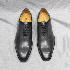 Classic Genuine Leather Whole Cut Mens Oxford Dress Shoes