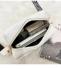 1PCS Fashion Solid Color Crossbody Bags PU Women Mini Portable Waterproof Ladies