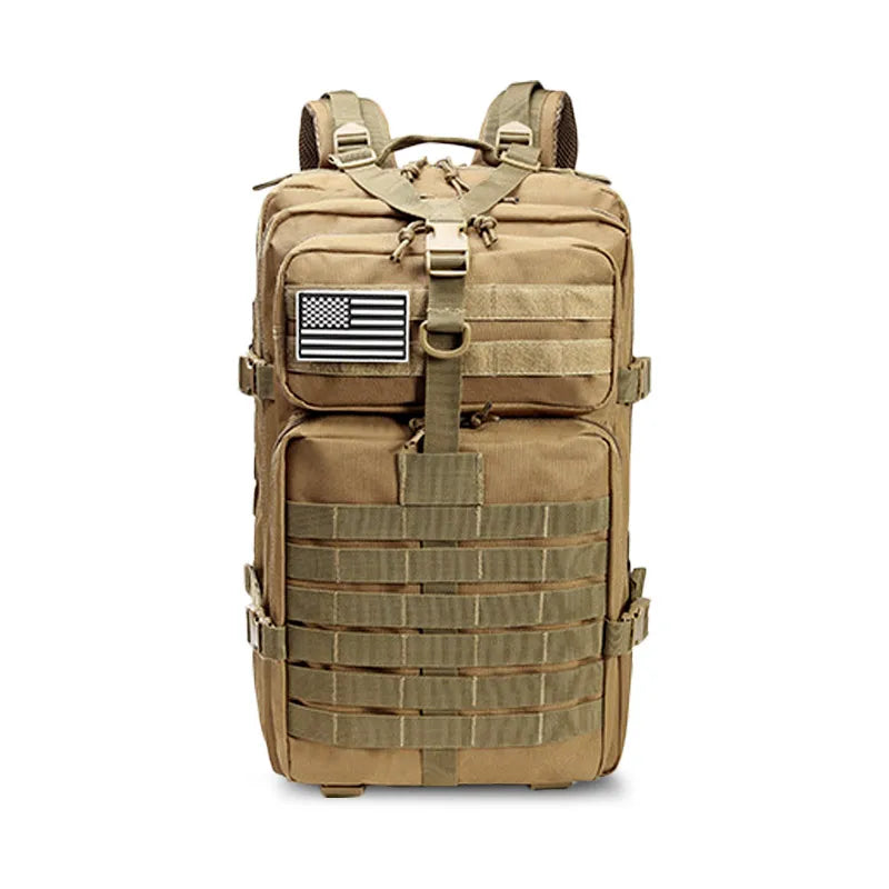 50L Tactical Backpack Men's Travel Large Capacity Rucksacks Men Waterproof Outdoor Sports Multi-functional Bags