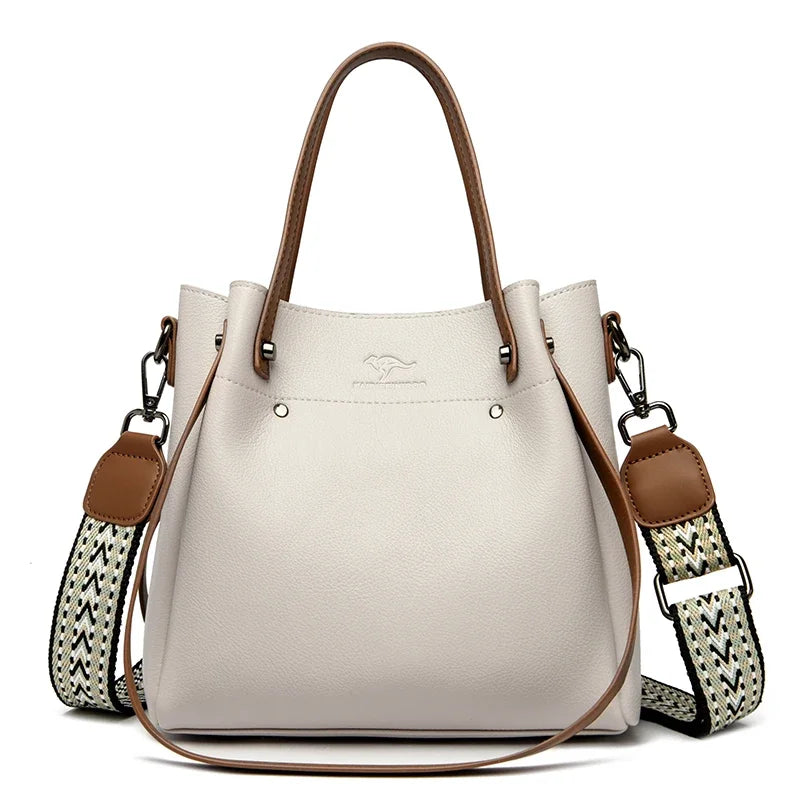 Genuine Leather Shoulder Crossbody Bags for Women Luxury Handbags