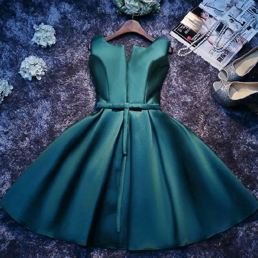 Homecoming Dresses: Cocktail Dresses A-Line Robes De Soiree Knee Length Prom