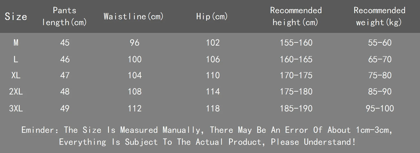 Men's Shorts Popular Summer Fashion Trend Brand Men's Trend Loose Five Quarter Pants Fashion Casual Pants New Casual Pants
