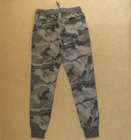 Womens Elastic Band Camouflage Trousers Autumn Breathable Jogger Harem Pants