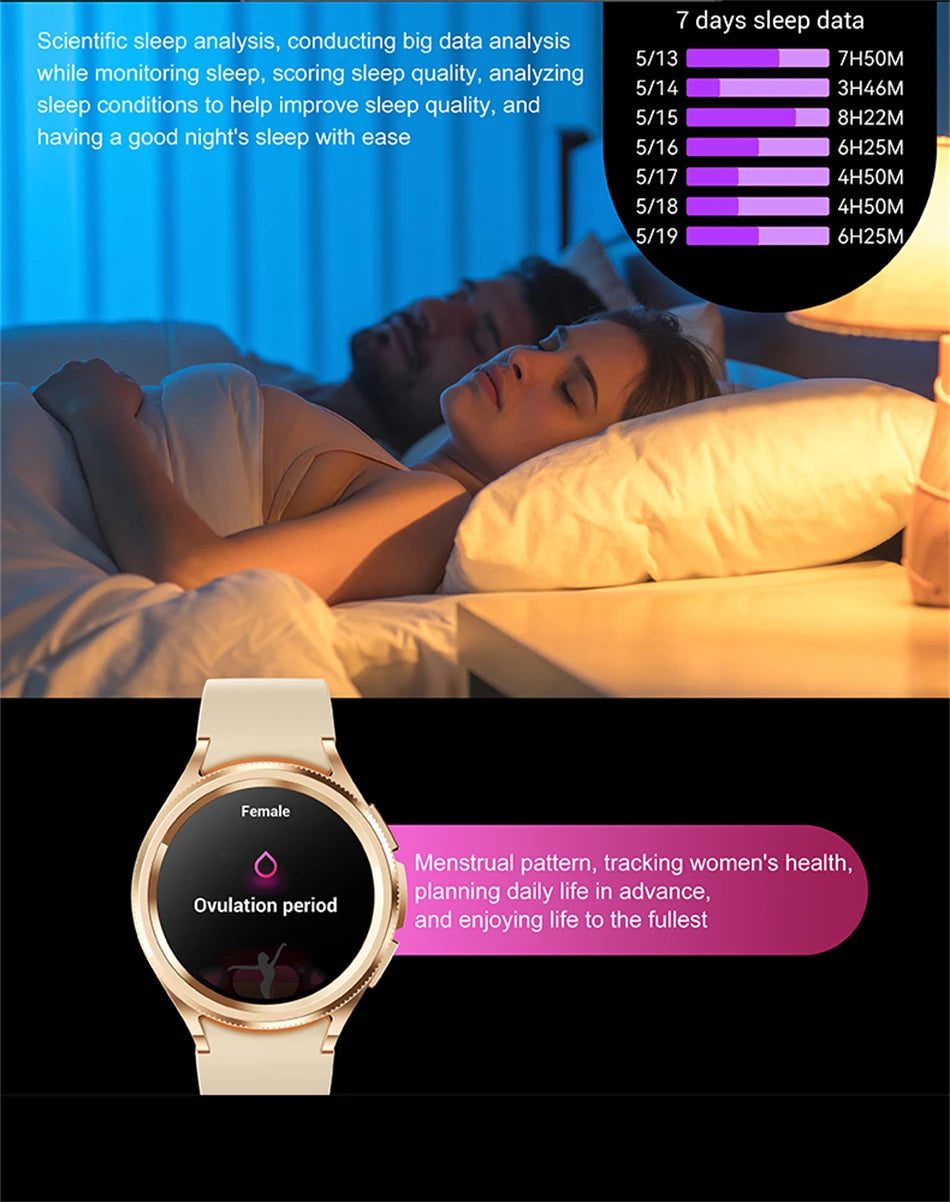 Watch 6 Classic Smartwatch Men GPS Outdoor Sports Health Heart Rate Monitor Waterproof Bluetooth Call Smart Watch 2025 New