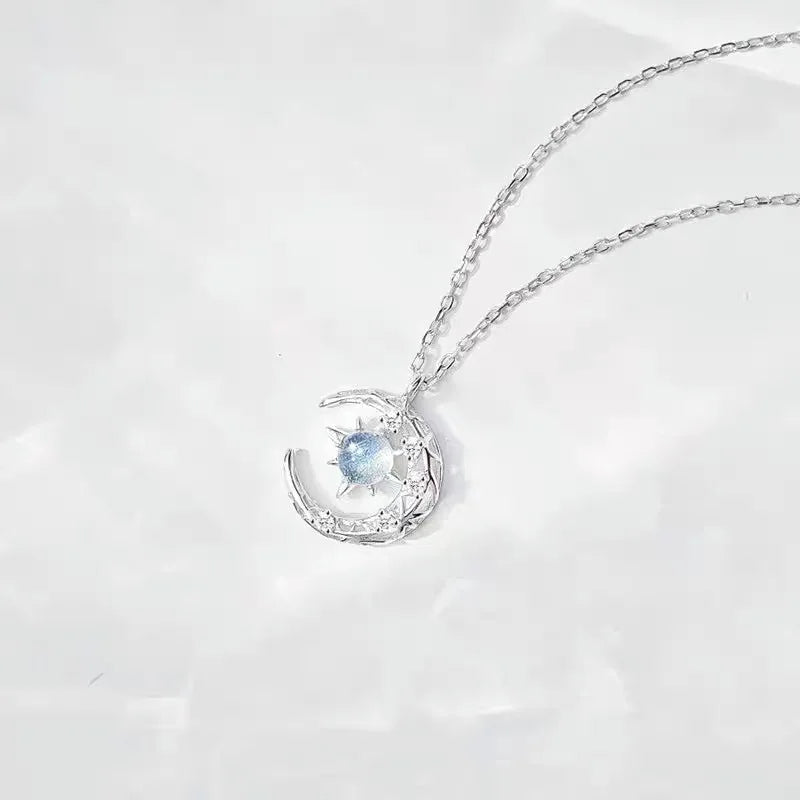 Star Moon Pendant Necklaces for Women Simple Clavicle Chain Fashion Jewelry